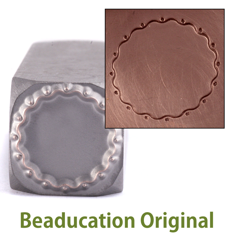 Metal Stamping Tools Cloud Circle Border Metal Design Stamp-Beaducation Original